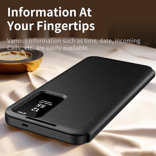 SSCase Book Negru (Galaxy S25 FE)
