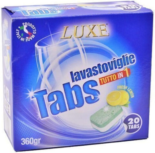 Luxe All-in-One Hülsen/Kapseln Geschirrspülmittel mit Duft Zitrone