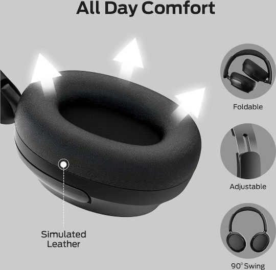 Monster Persona 3rd Căști Audio Wireless Bluetooth Over Ear cu 70 Ore Autonomie Negre