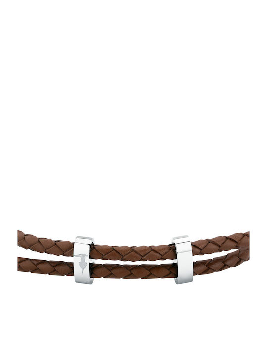 Trussardi Мъжка Кожена Гривна