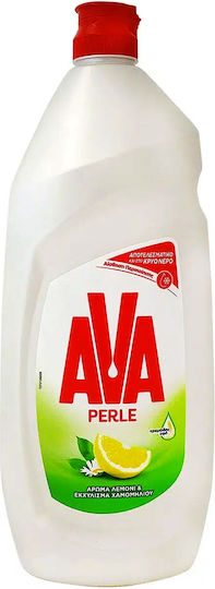 AVA Perle Υγρό Πιάτων με Άρωμα Εκχύλισμα Χαμομηλιού & Λεμόνι 900ml