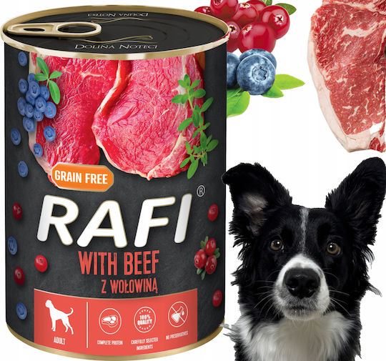 Rafi Wet Dog Food Diet With Beef Grain-Free 400gr