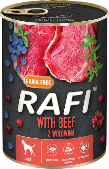 Rafi Wet Dog Food Diet With Beef Grain-Free 400gr