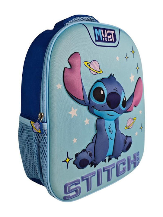 Must Team Ученическа Раница За Гръб Детска Градина с Джоб за Бутилка Stitch 8 Литра 26 x 3 x 32 см