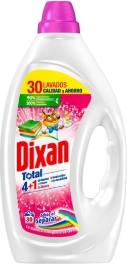 Dixan Flüssiggel 1,35 l 30 Wäschen Farb-Anti-Verblassen
