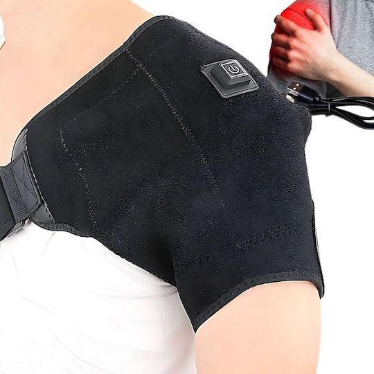 Orteză De Umăr Reglabilă Lungă 100cm În Culoare Neagră