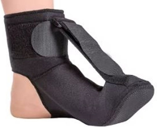 Cizmă Glezna Reglabilă 25.8cm Neopren în Culoare Neagră ORTZPFASPL4044BLK