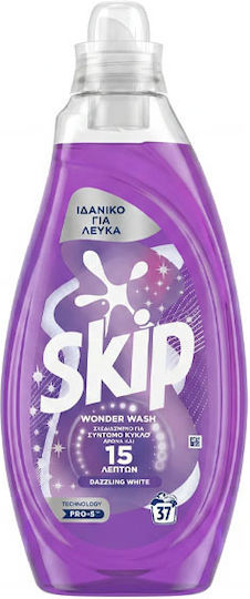 Skip Wonder Wash Υγρό Απορρυπαντικό για Λευκά Ρούχα (37 Μεζούρες)