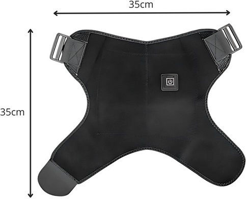 Orteză De Umăr Reglabilă Lungă 100cm În Culoare Neagră