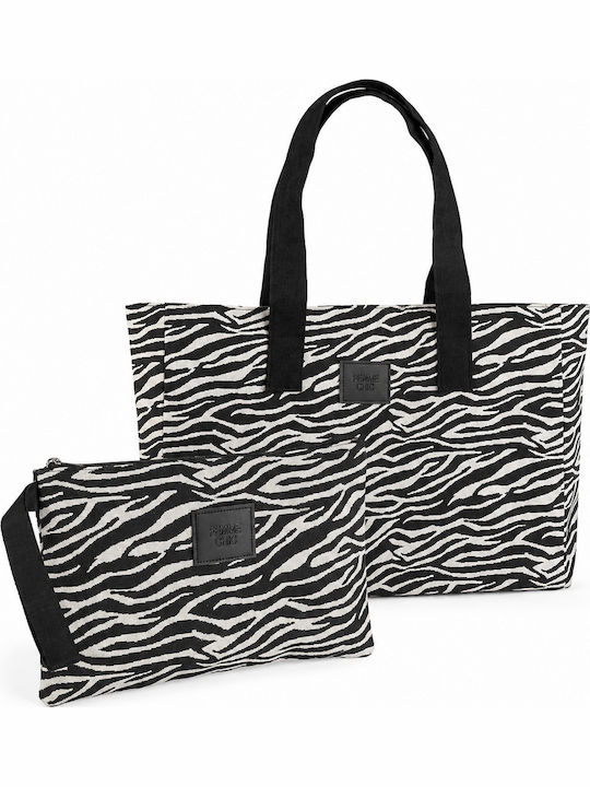 JWLS Set of Beach Bags Black JWLS Set of Beach Bags Black