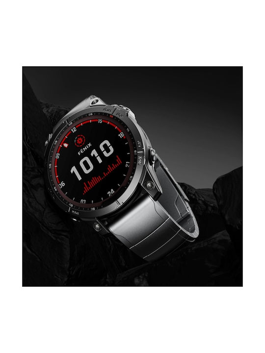 Garmin Instinct 2x Solar Titanium Alloy Quick Release 26mm Watch Band Sliver