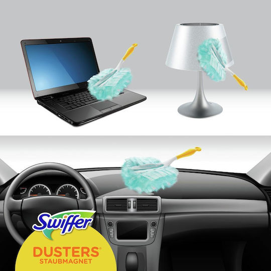 Swiffer Duster Feather Duster with Handle & Refills 4 Pieces