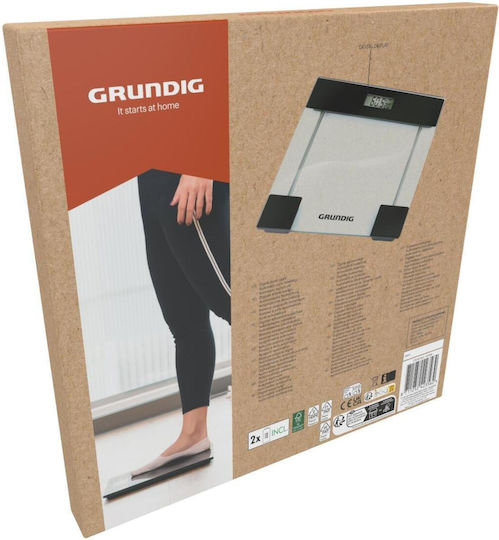Grundig Ψηφιακή Ζυγαριά 180kg Διάφανη 423562