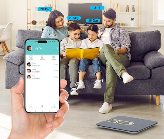 Smart Cântar de Baie 180kg cu Bluetooth B0D2HGR6B9-1