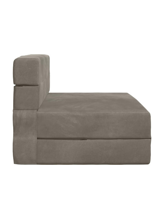 Bean Bag Bed Light Grey 70x72x60cm