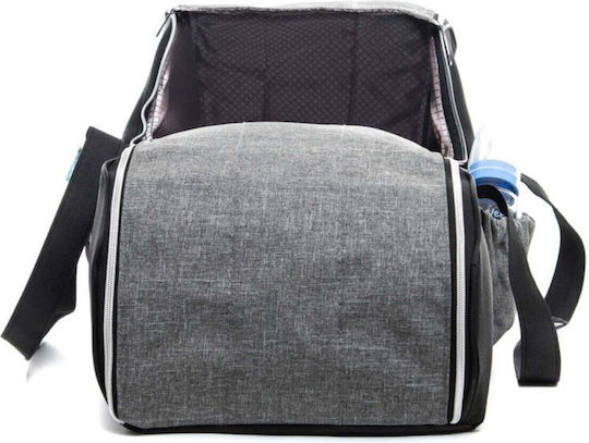 SteweHome Diaper Bag-Changing Mat Shoulder/Handbag Gray 30cm