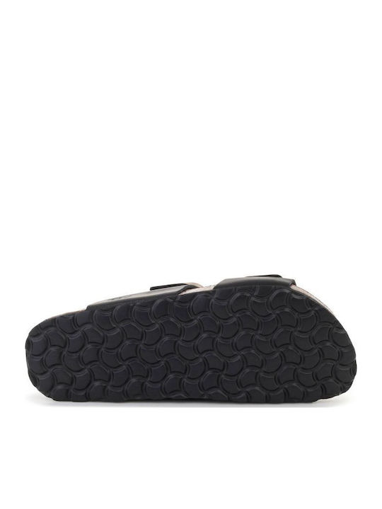 Sandale Casual Damă Din Piele Negre