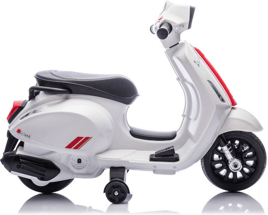 Kids Vespa Licensed Electric 6 Volt White