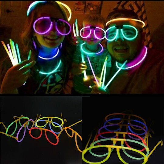 Party Glow Aviator Glasses Neon Accessory Various Colors