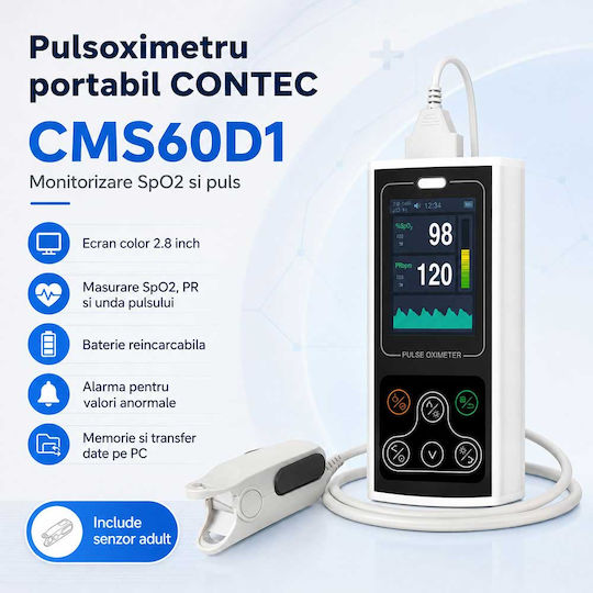 Contec Παλμικό Οξύμετρο Χειρός