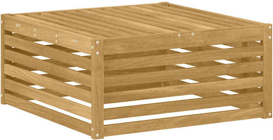 Hölzernes Gartenhocker Würfel Für Außenbereich Weiß 79x79x37cm
