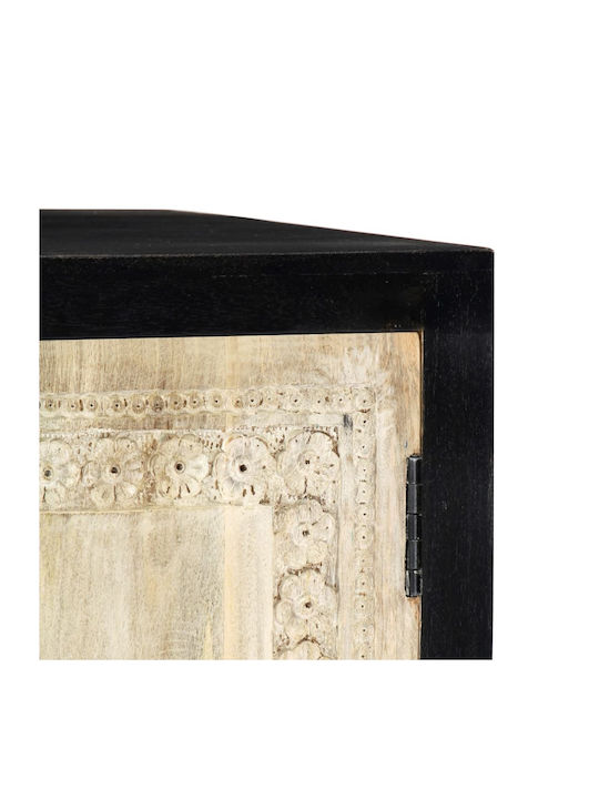 Wooden Sideboard with Drawers Gray 75x35x60cm