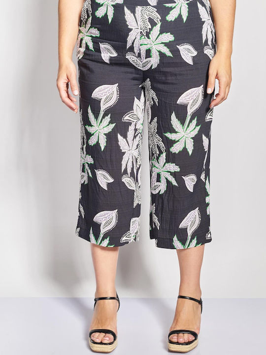 Set Tropical Pentru Femei Cu Pantaloni Dama Cu Cauciuc
