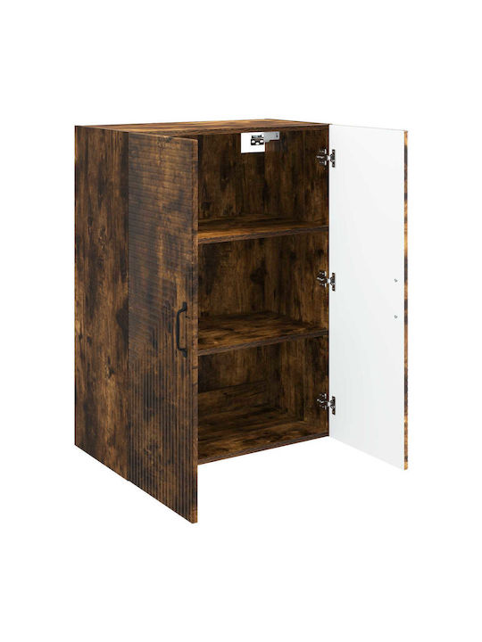 Smoked Oak Wood 66x34.5x90cm