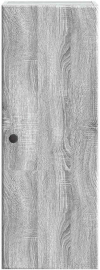 Wall Gray Kitchen Cabinet 33x34.5x90cm