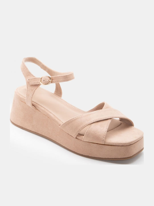 Summer Women's Beige Platforms