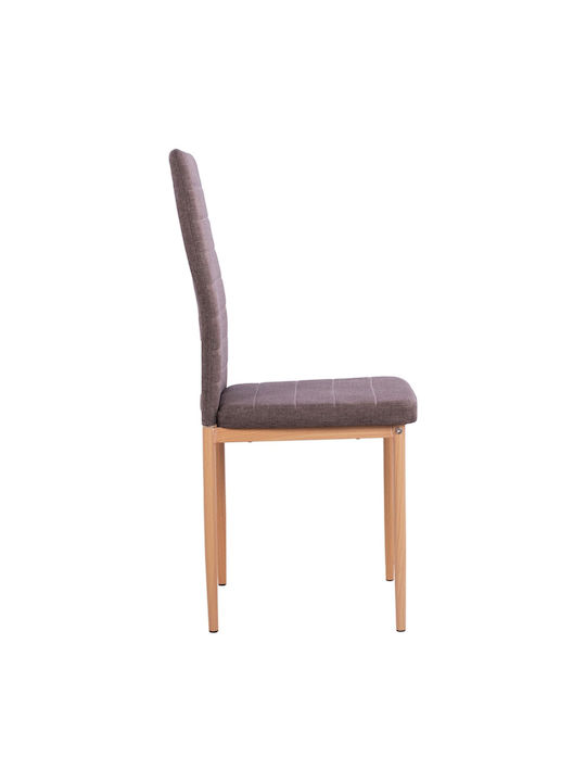 Lady Dining Chair Metallic Brown 40x48x48cm