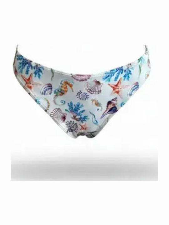 Set Bikini Dreieck mit Abnehmbarer Verstärkung Weiß