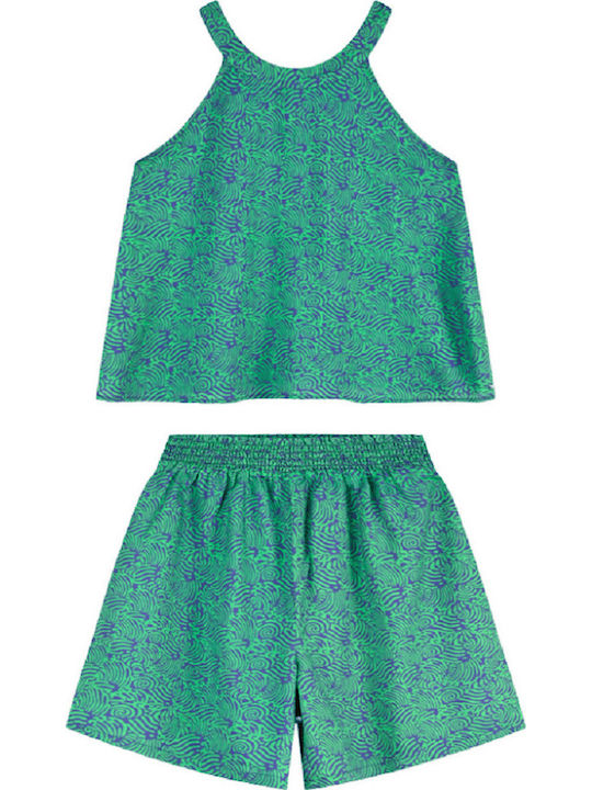 Energiers Kids Set with Green Shorts 2 Pieces