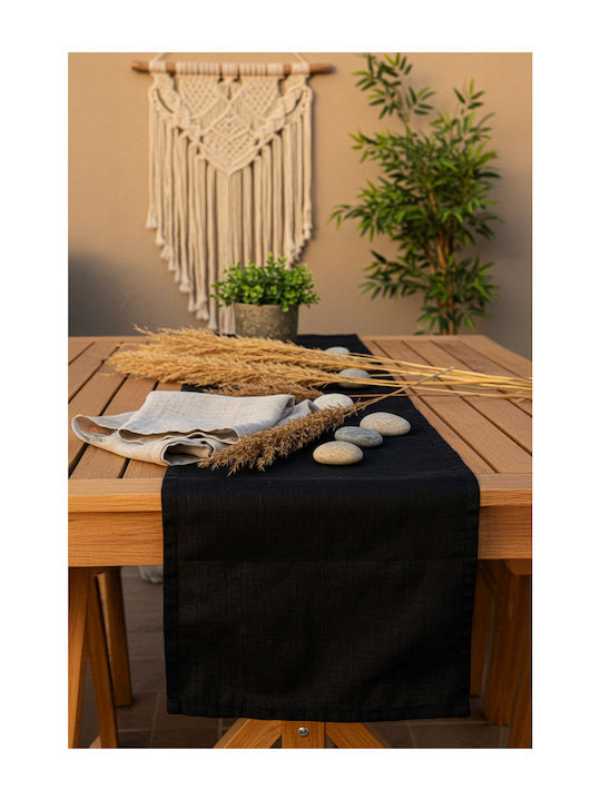 SteweHome Linen Grey Tablecloth 150x50cm