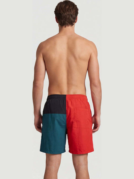 Men's Swimwear Shorts Red Striped