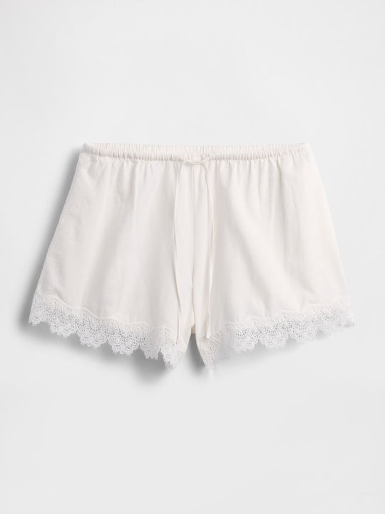 Γυναικείο Λινό Σορτς New Off White