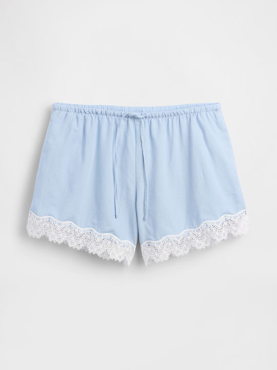 Women's Linen Shorts Sail Blue
