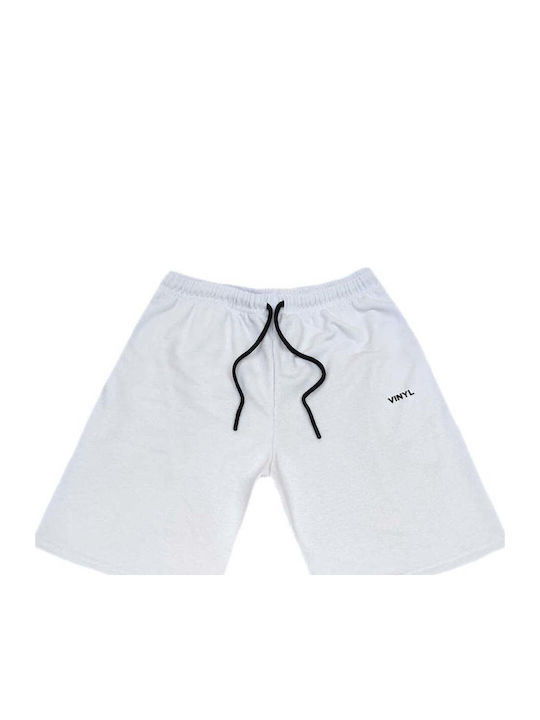 Men's White Bermuda Shorts