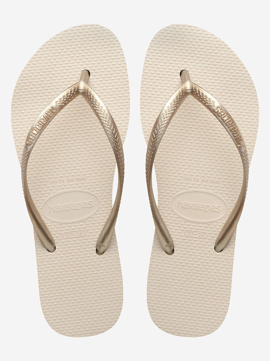 Slim Flatform Σαγιονάρες σε Μπεζ Χρώμα