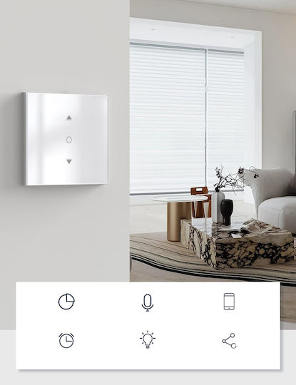 Rolling Shutter Switch Wifi Maxcio 6.1 Gen Compatible with Alexa Google Pack of 4 Pieces