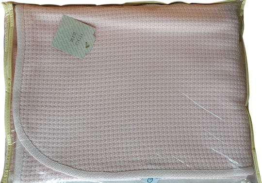 Manterol Casa Petalo Κουβέρτα Πικέ Υπέρδιπλη 220x240εκ. Ροζ
