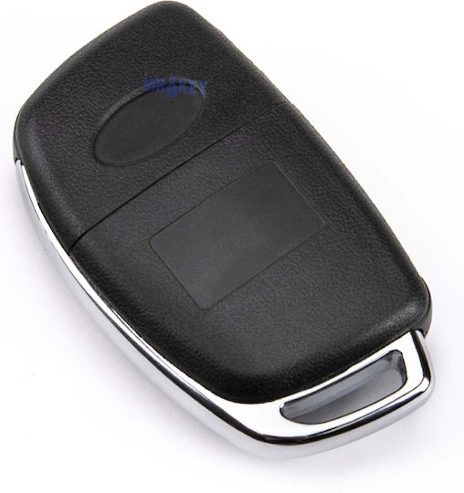 Калъф за Сгъваем Ключ Hyundai I10 I20 I40 Tucson Santa Fe Ix35 4 Бутона