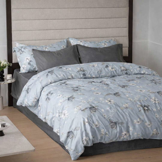 Set Huse Pentru Pilote Dublu 200x230cm Gri