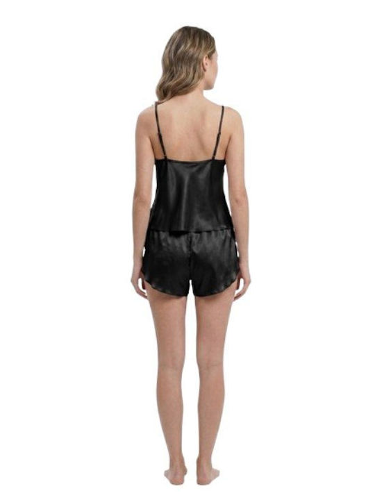 Soccus Set Pijamale Dama De Vară Negru