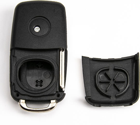Foldable Key Shell Vw Touareg Phaeton 3 Buttons