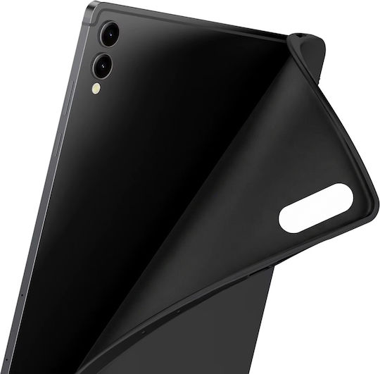 Avizar Weiche Silikon Hülle Samsung Galaxy Tab S11 Ultra Schlank Matt Schutz Schwarz