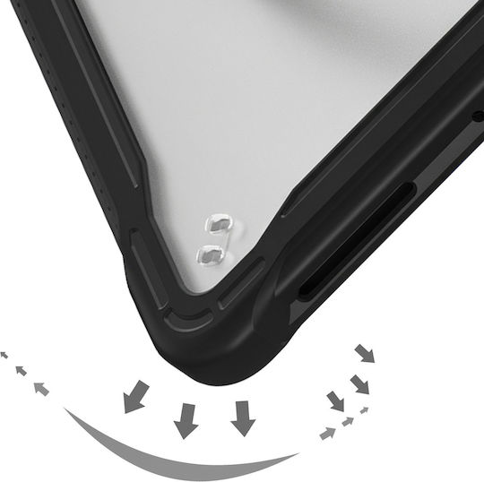 Avizar Tablet Hülle Ipad Air 11 M4 2026 Stoßfeste Bumper Ecken Handgriff Stand Schwarz