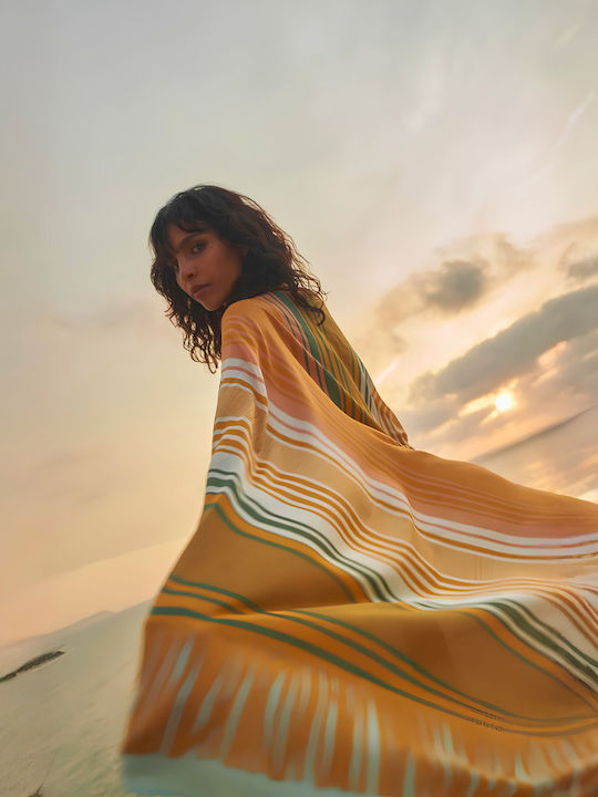 Sunset Glow Pareo Für Strand Tropisches Design
