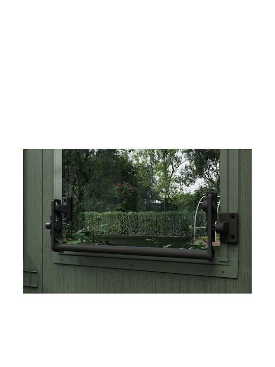 Plastic Garden Shed Premier Green L1.9xW2.44xH2.21m