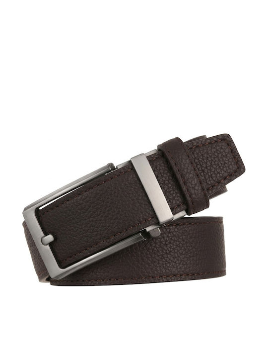 Men's Blue Leather Belt